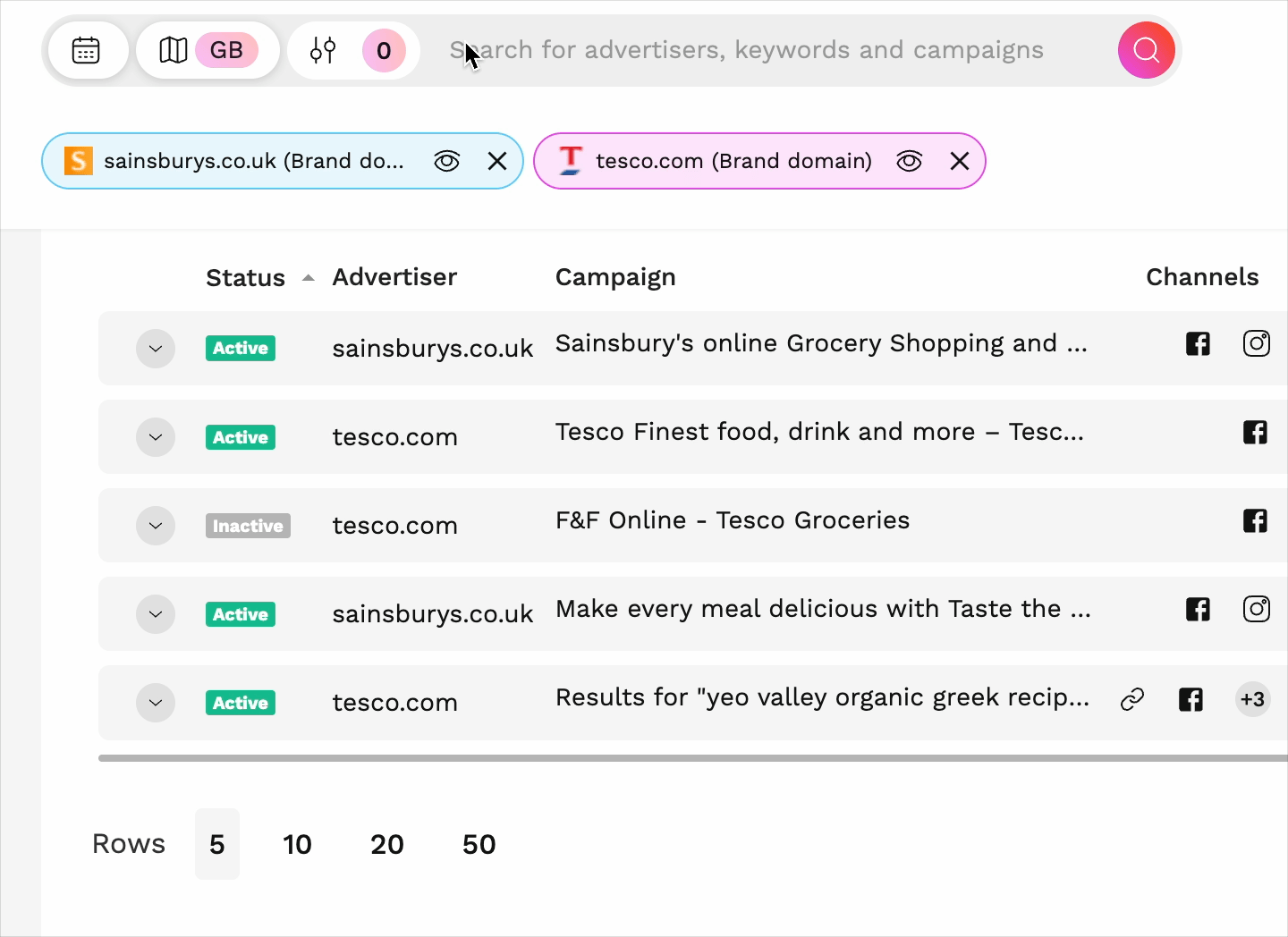 toggle domains